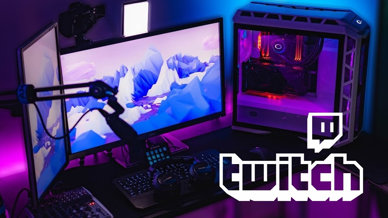 Panel ustawień streamu OBS z polem stream key z dashboardu Twitch