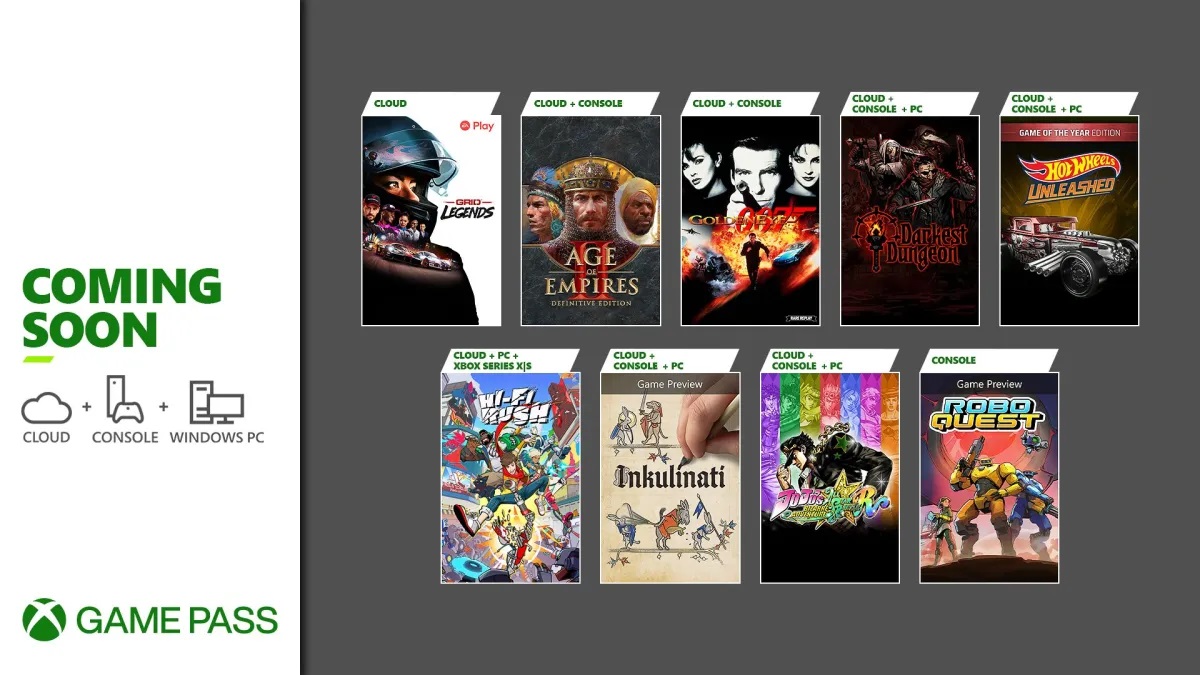pilot do Xbox z menu szybkiego dostępu do Game Pass