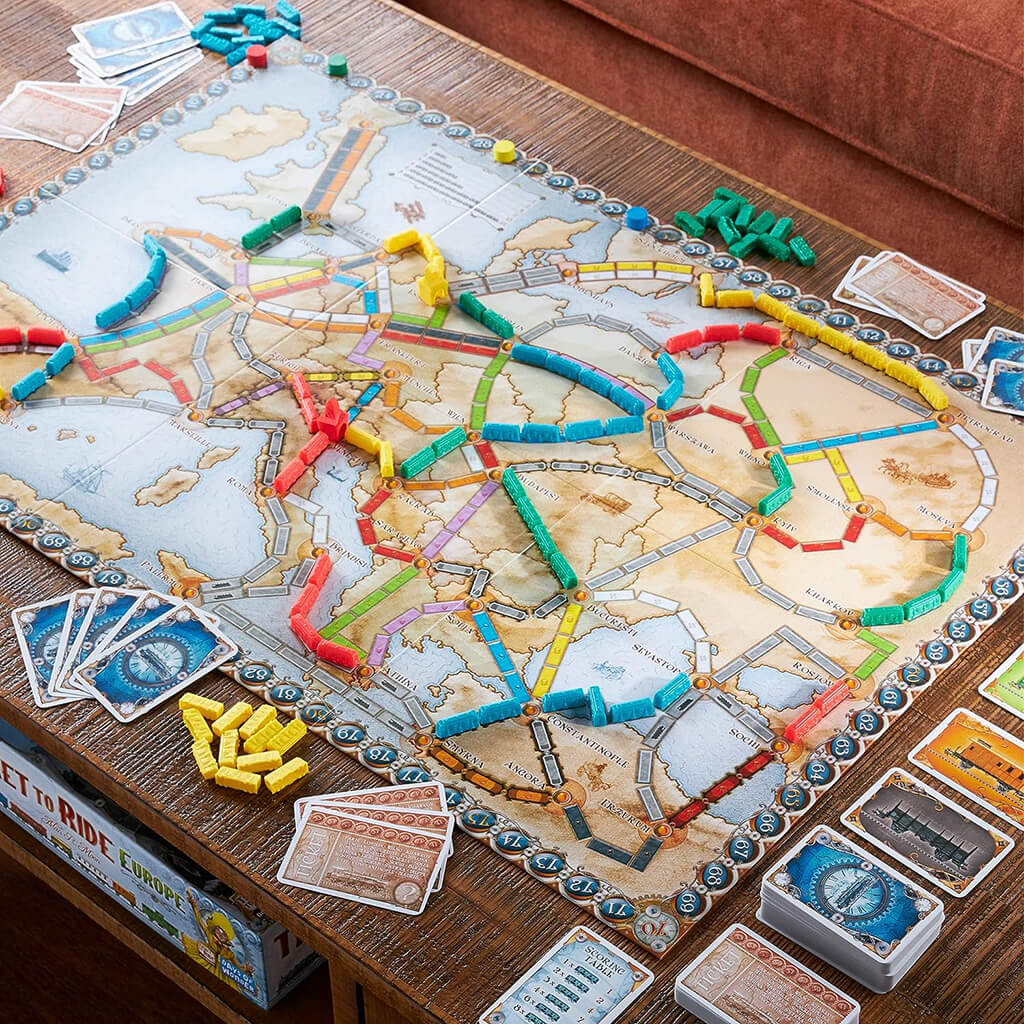 pudełko Russian Railroads z elementami kolejowymi pudełko Russian Railroads z robotnikami i torami kolejowymi w Rosji