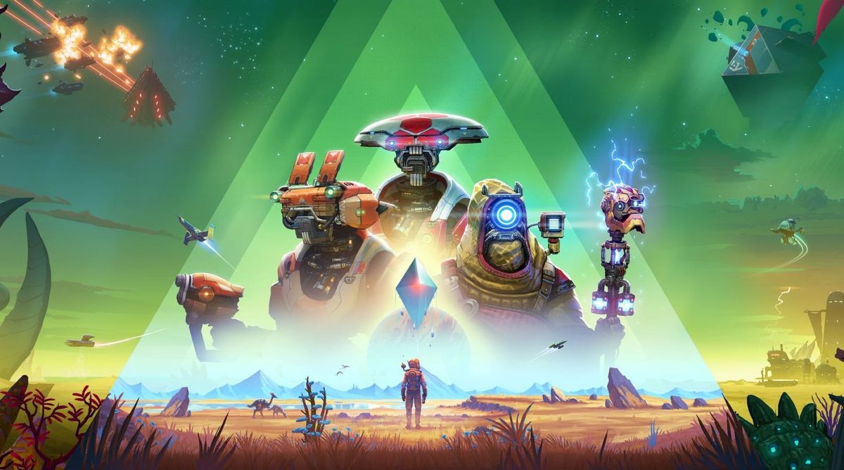 otwarty świat Horizon Forbidden West na PS5 Aloy na maszynie jadącej przez pustynny kanion w Horizon Forbidden West