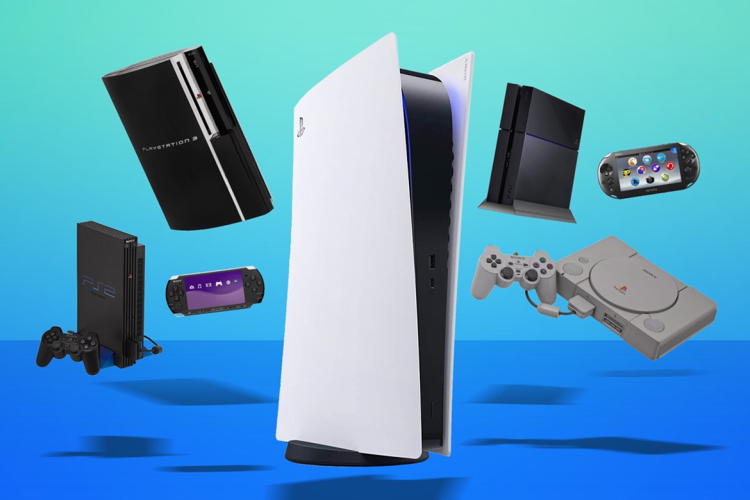 czarna konsola PlayStation 4 z akcesoriami do streamingu