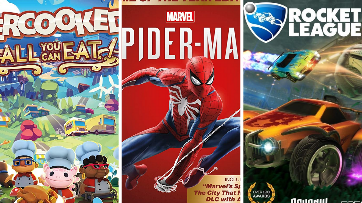 Ratchet z Clankiem na statku kosmicznym strzelający do robotów